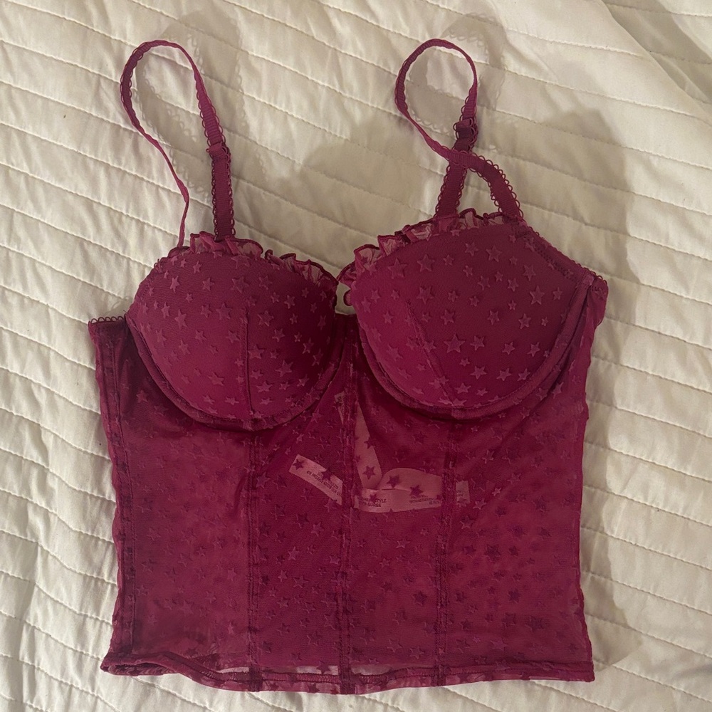 Victoria's Secret Pink Bra Corset top